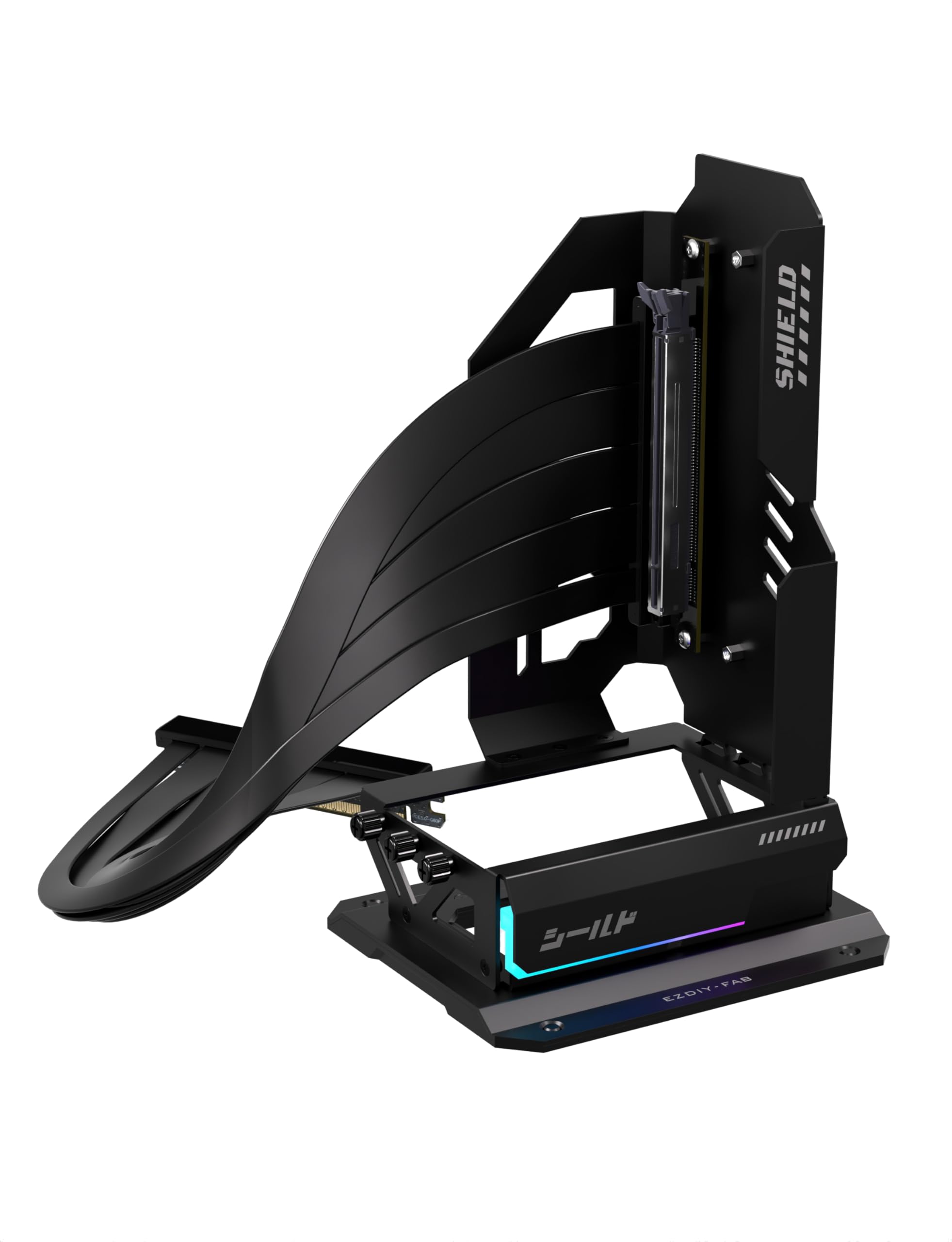その他 VERTICAL GRAPHICS CARD HOLDER KIT ARGB PCIE 4.0 Vertical Mount with ARGB Module – EZDIY-FAB